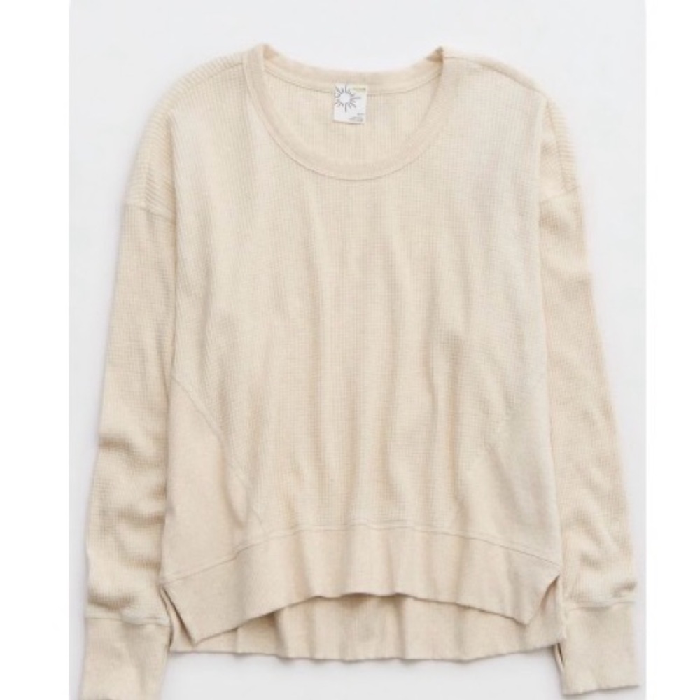 Offline by aerie Oversized Wow Waffle T-Shirt (Size XS)
